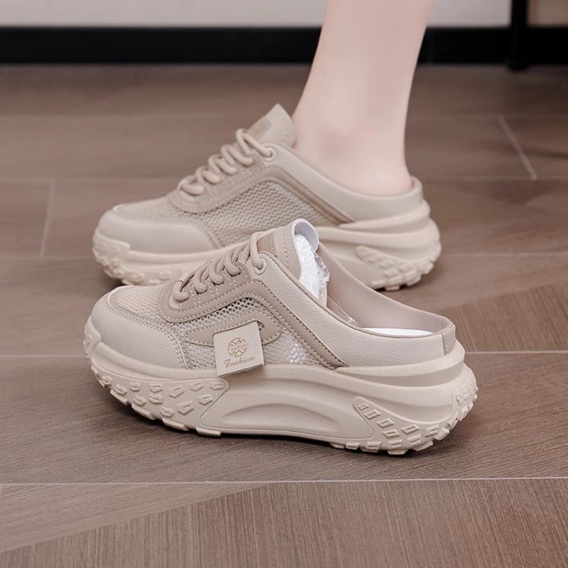 Sneaker Career - Summer Women Backless Mule Sneakers Mesh