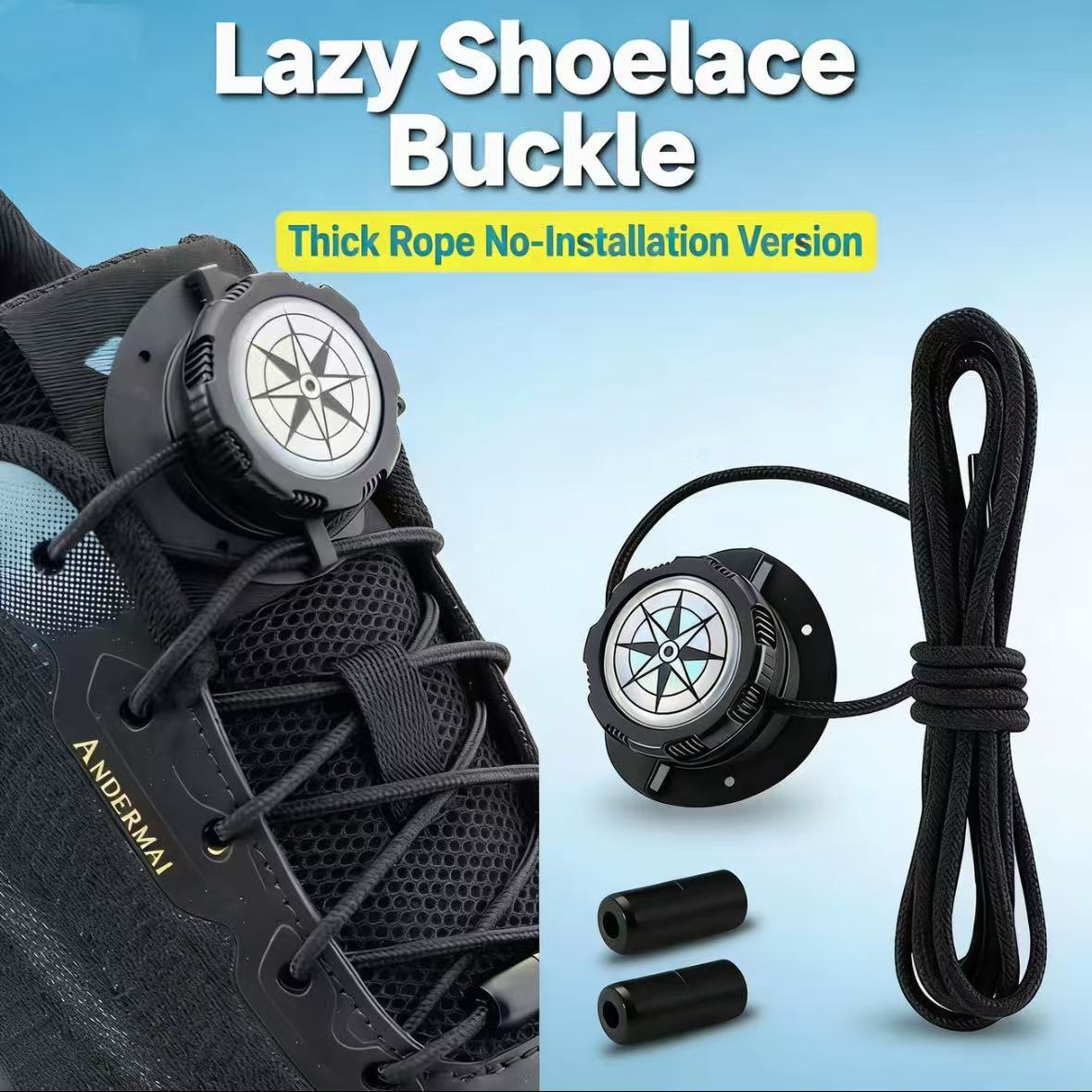 Sneaker Care Accessories - 1 Pair No Tie Sports Shoe