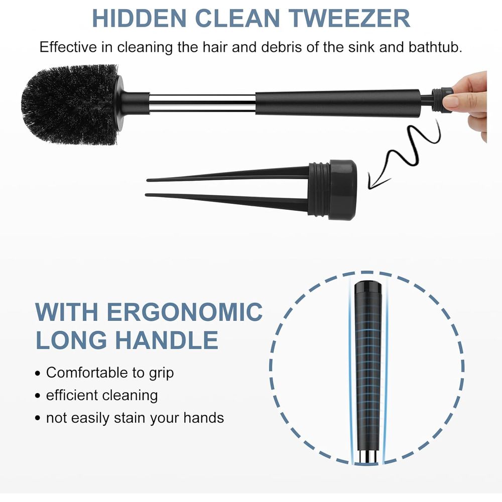 Closing Lid Toilet Bowl Brushe - đánh giá và giá Brush Bristle Set