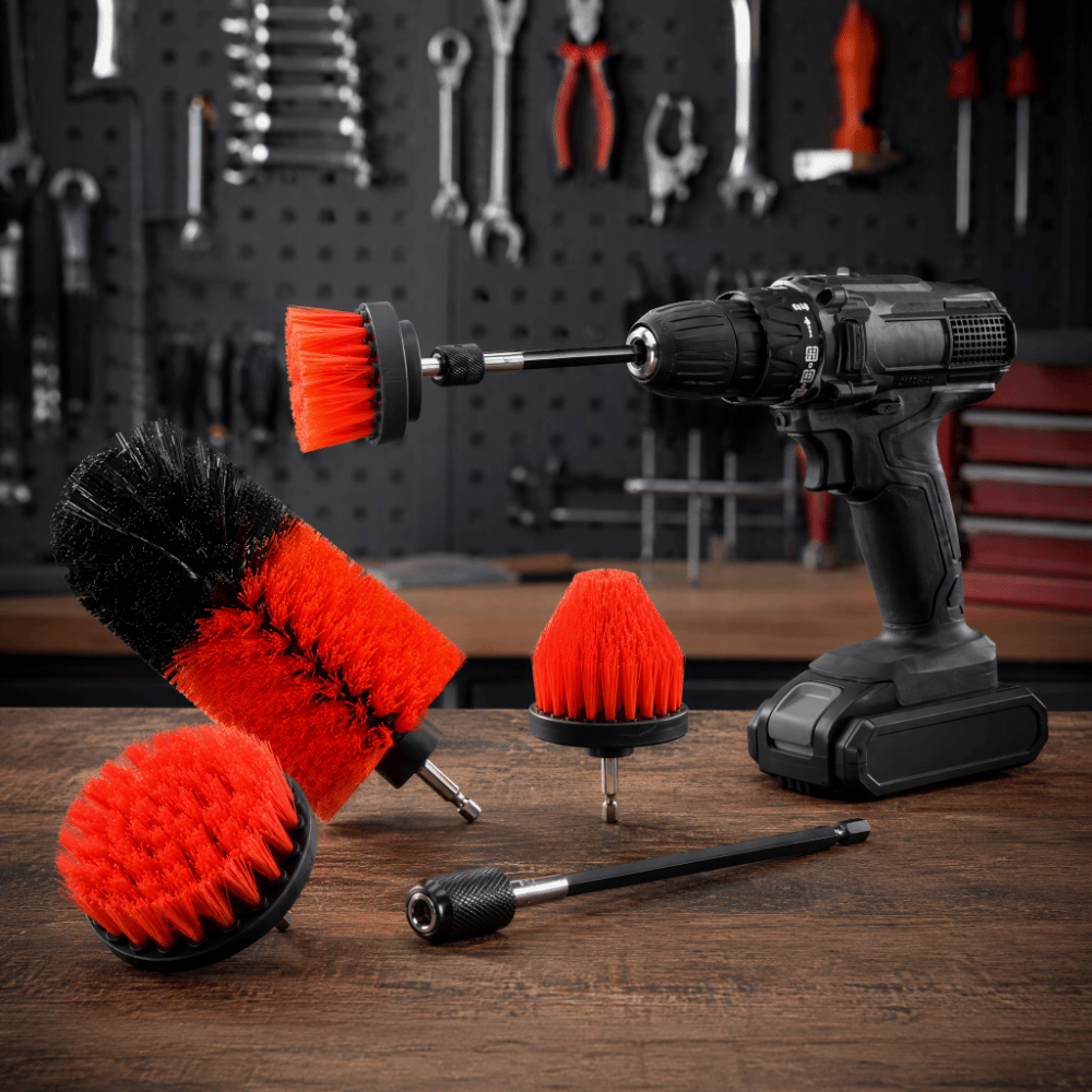 5Pcs Round Brush Head Drill Br - đánh giá và giá Brush Bristle Set