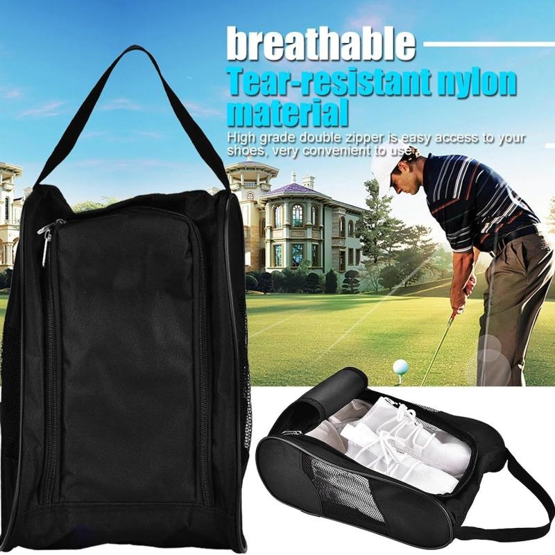 Portable Golf Shoe Bag Oxford  - đánh giá và giá Shoe Bag Dust