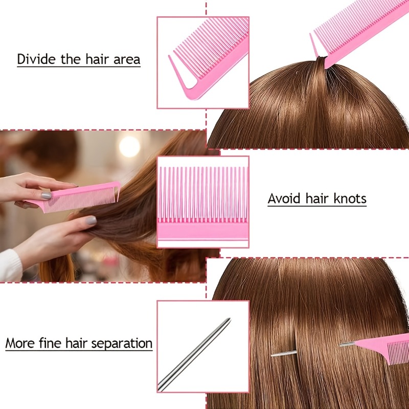 6Pcs Professional Hair Styling - đánh giá và giá Brush Bristle Set