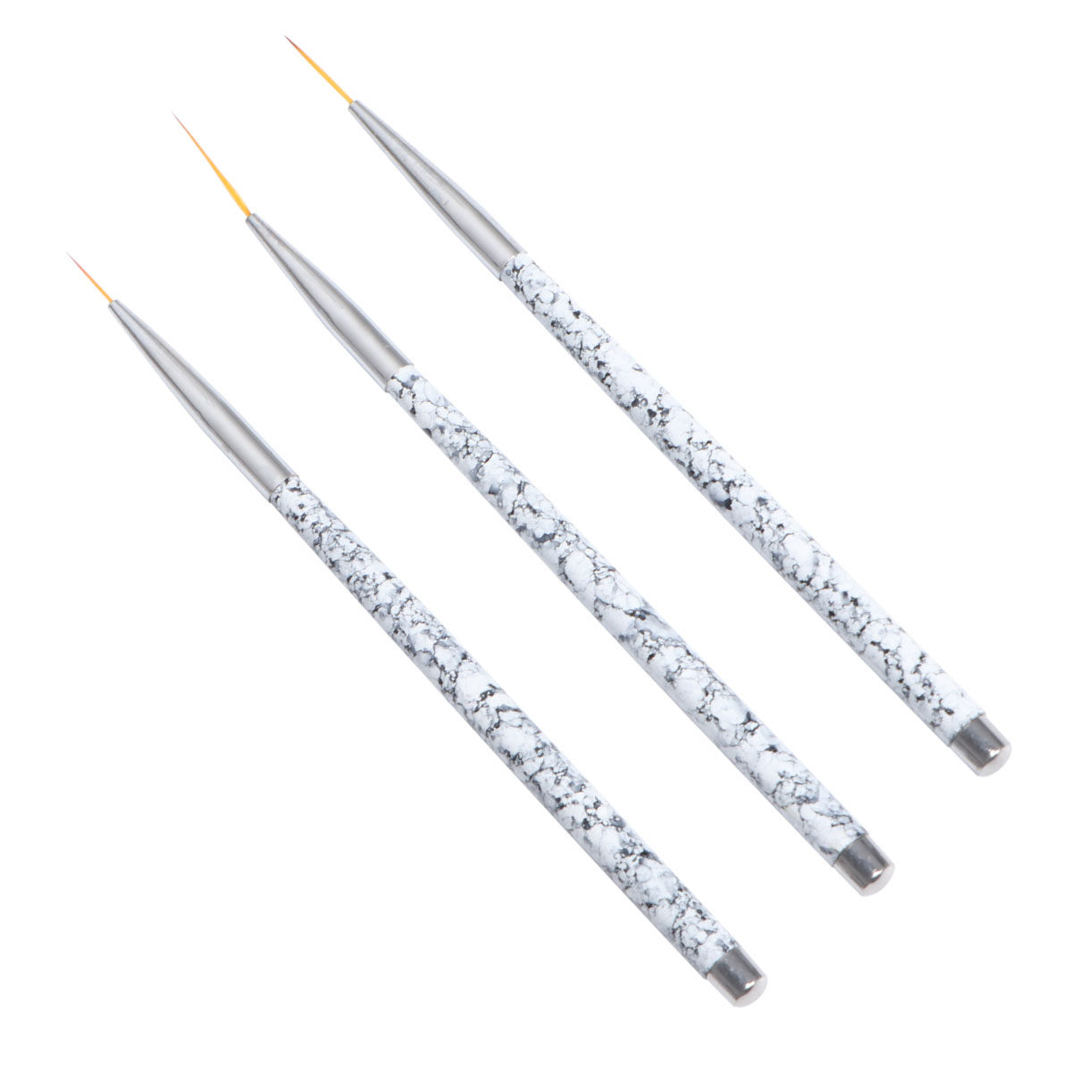3Pcs Nail Art Liner Brushes Se - đánh giá và giá Brush Bristle Set