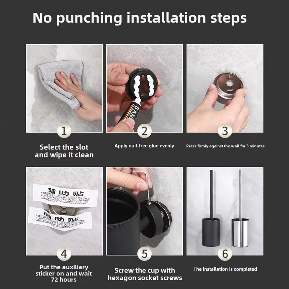 Stainless Steel Toilet Brush S - đánh giá và giá Brush Bristle Set