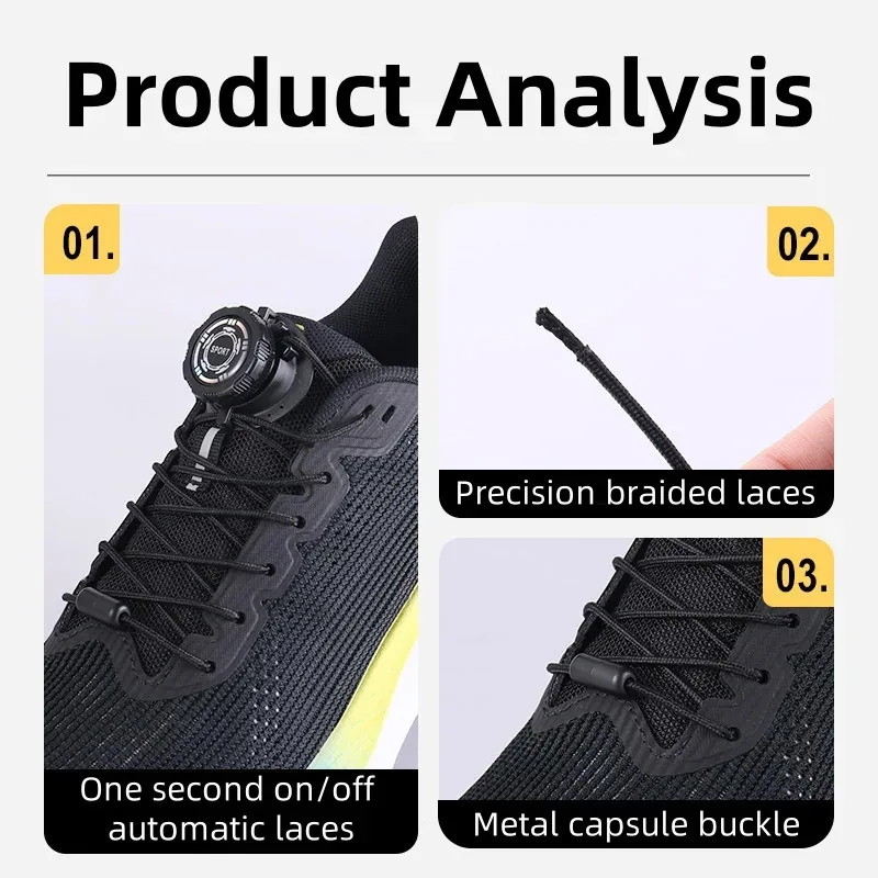 1 Pair No Tie Sports Shoe Lace - đánh giá và giá Sneaker Care Accessories