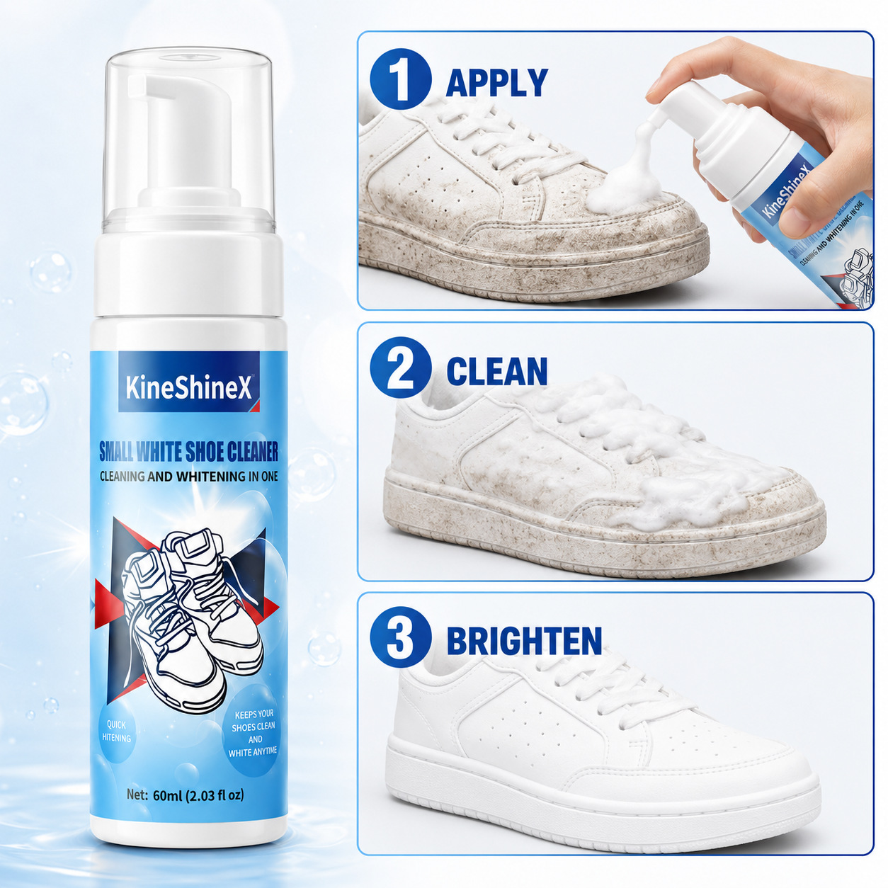 Gihen Shoe Cleaner Kits Water- - đánh giá và giá Sneaker Care Accessories